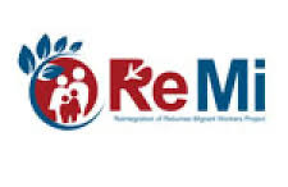 Reintegration of Returnee Migrant Workers (ReMi) Project/Helvetas Nepal Logo